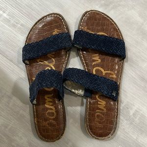 Sam Edelman sandals with blue braided strap - size 8